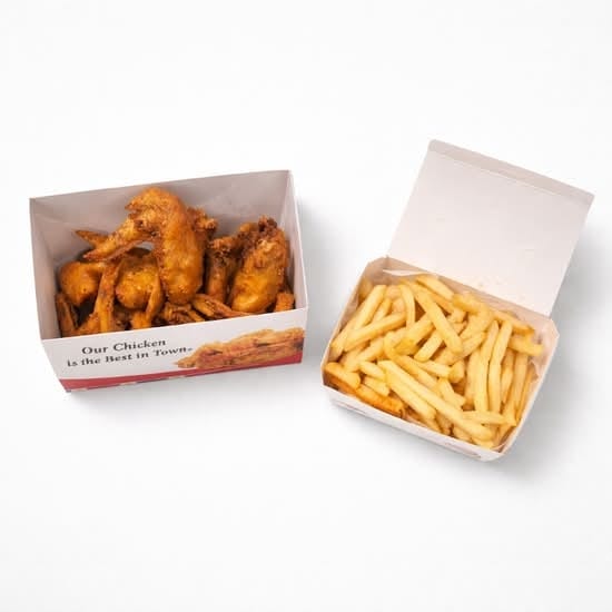 7 Pcs Wings With 2 Sides.