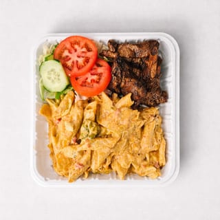 Creole Pasta With Jerk Ckicken