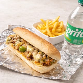 Chicken Cheese Steak Combo